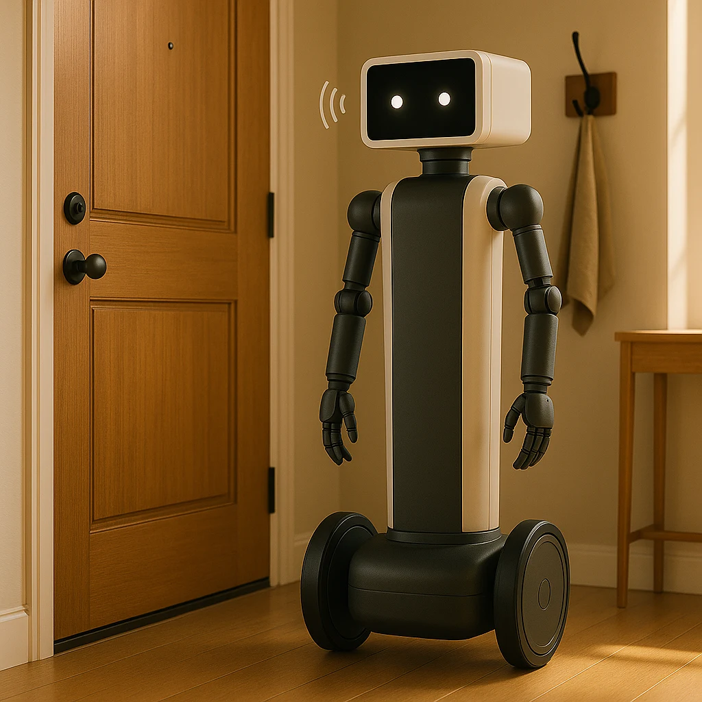 Concept render of Sevah's in-development Merlin answering the front door