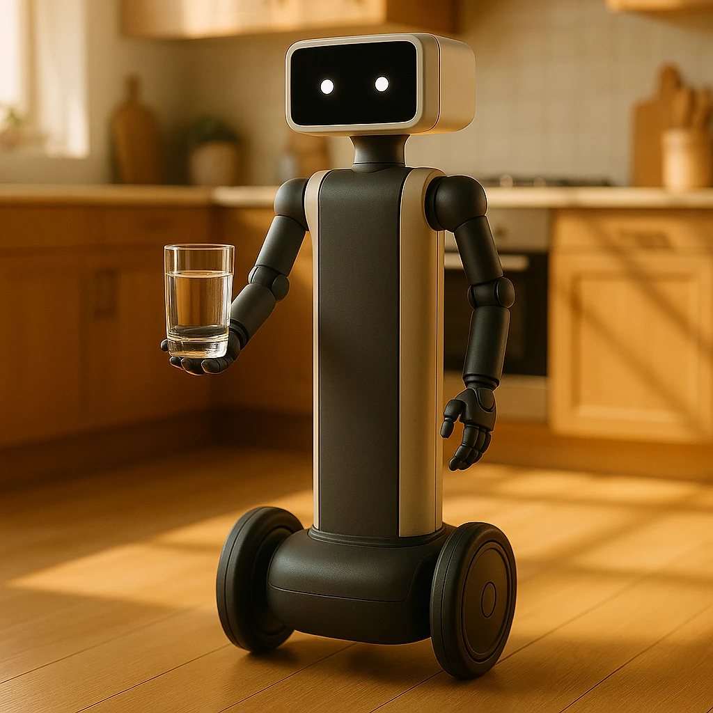 Concept render of Sevah's in-development Merlin fetching a glass of water