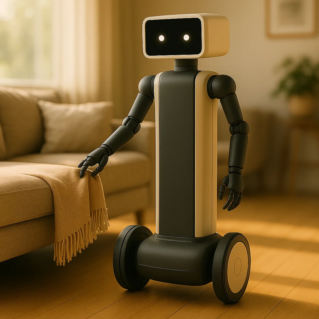 Concept render of Sevah's in-development Merlin tidying a living room